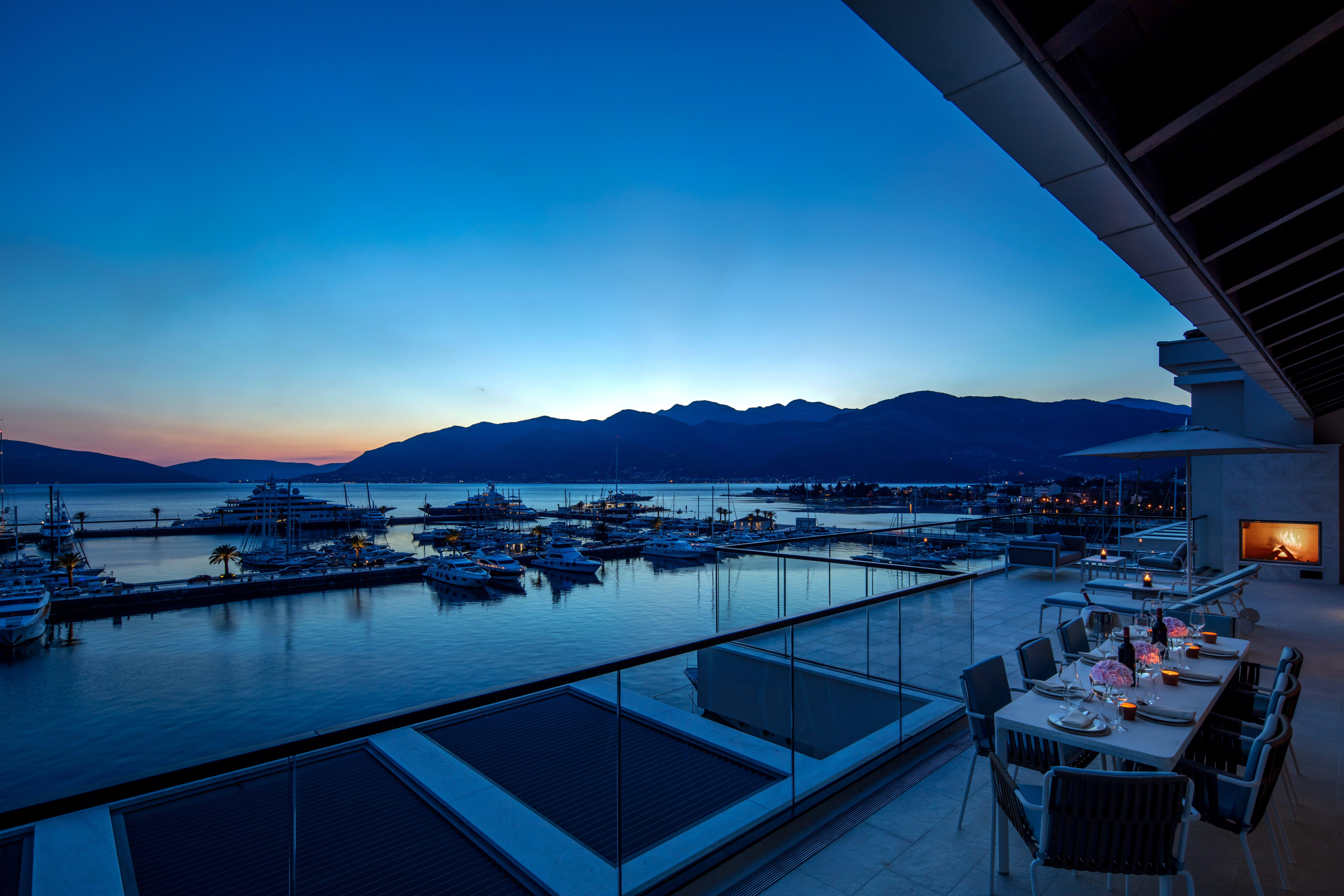 Regent Porto Montenegro Tivat Exterior foto View from the hotel