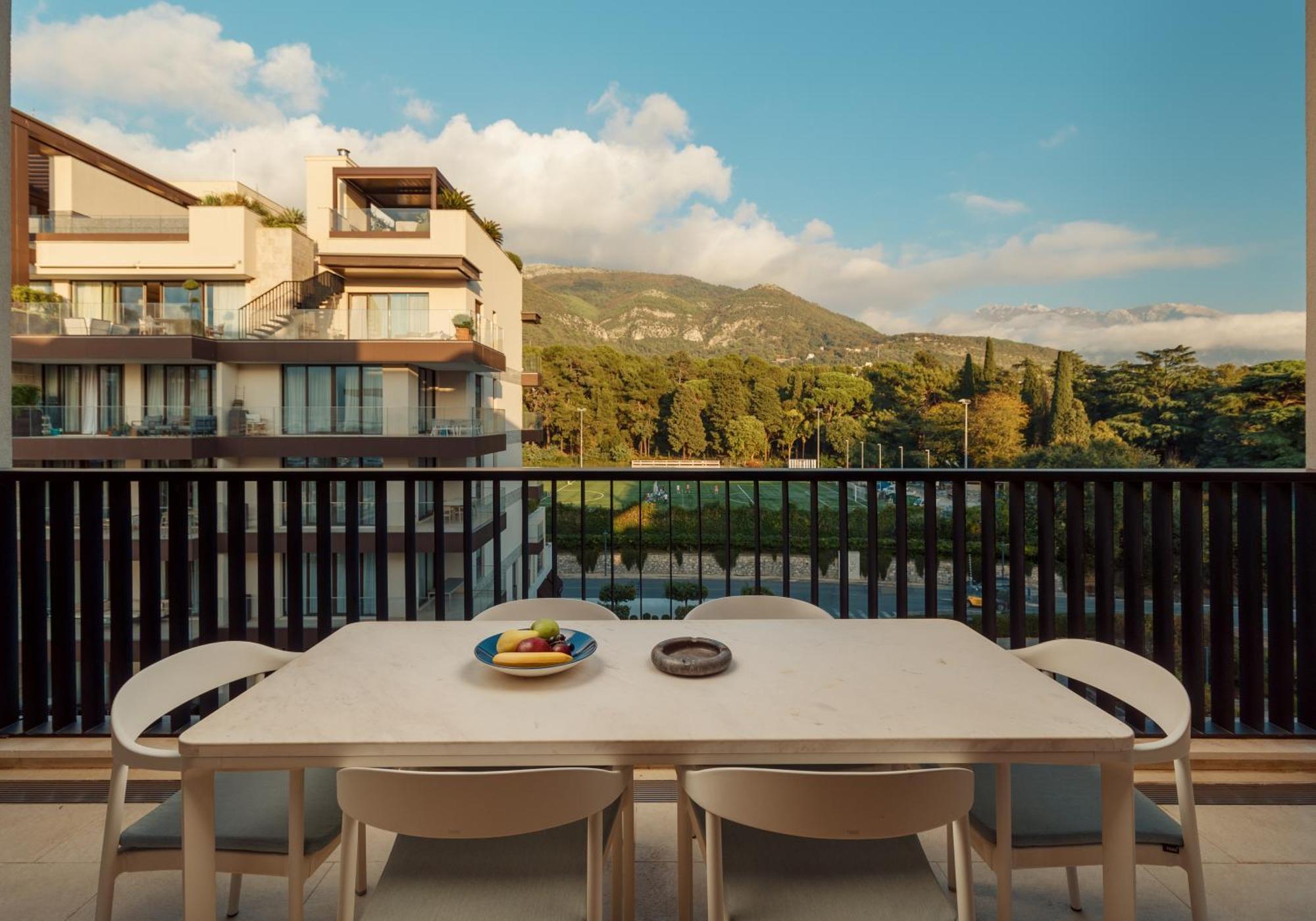 Regent Porto Montenegro Tivat Exterior foto View from the balcony of a suite at the hotel